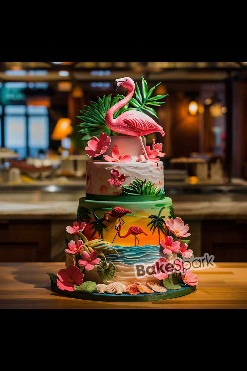 flamingo cake idea