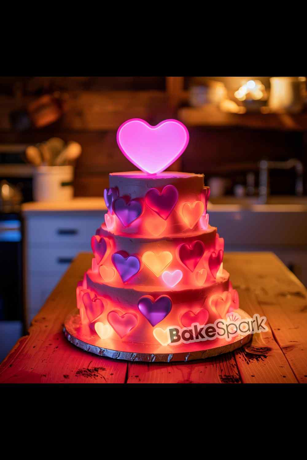 glowing in the dark cake idea