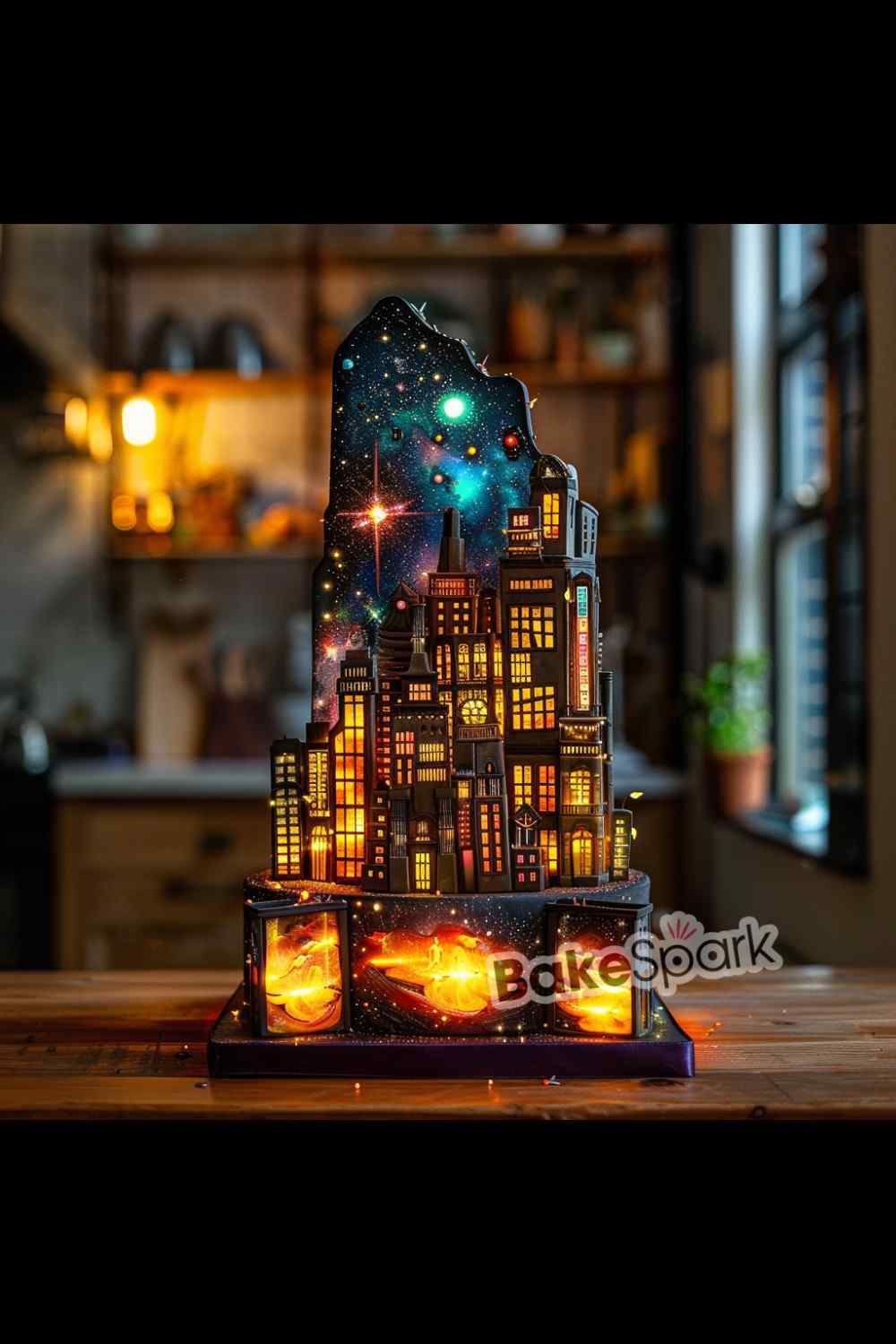 glowing in the dark cake idea