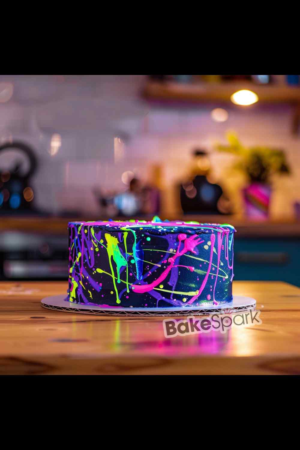 glowing in the dark cake idea