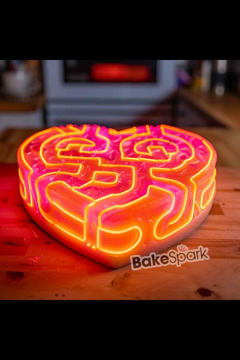 glowing in the dark cake idea