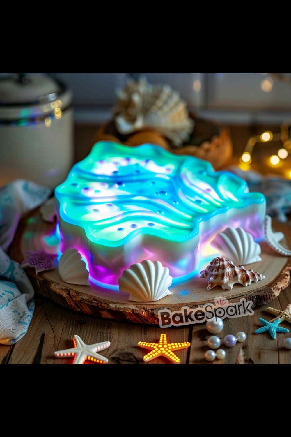 glowing in the dark cake idea