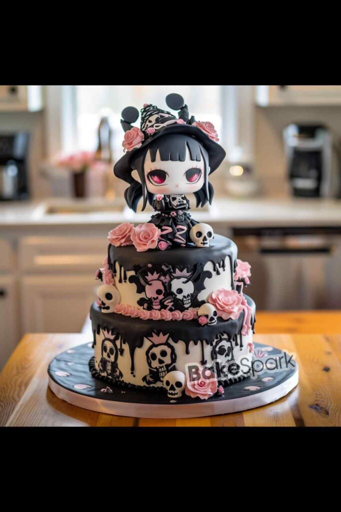 kuromi cake idea design