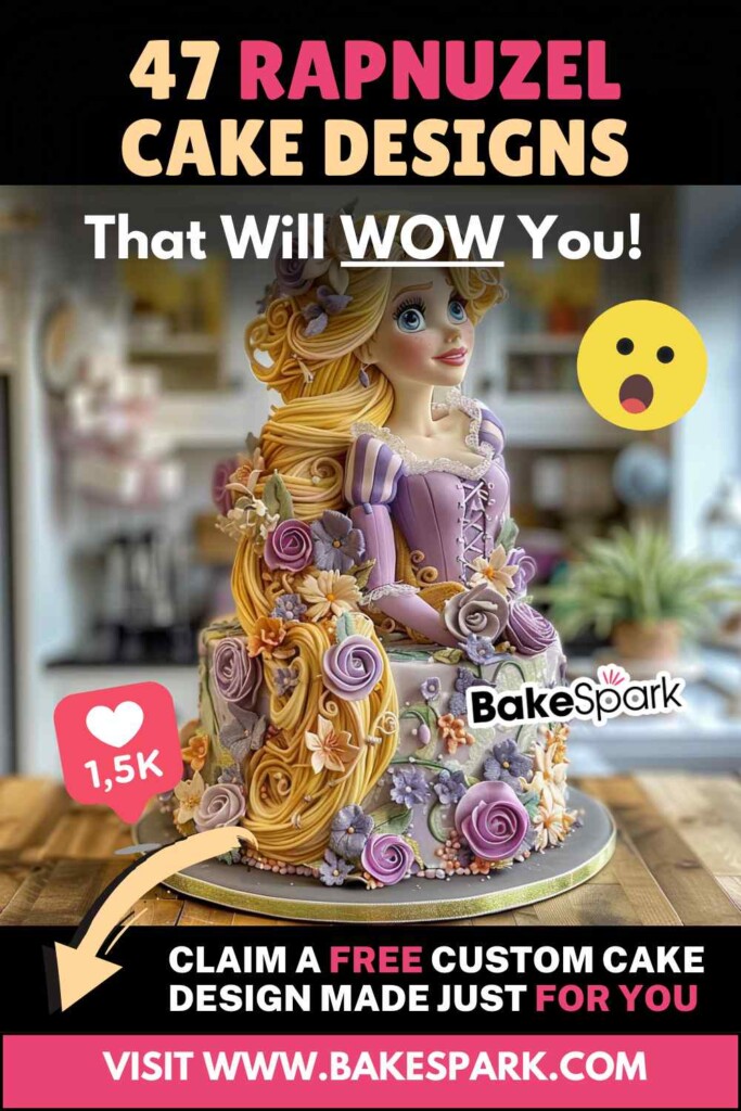 rapnuzel tangled cake for pinterest