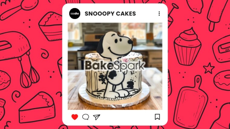 snoopy cake idea