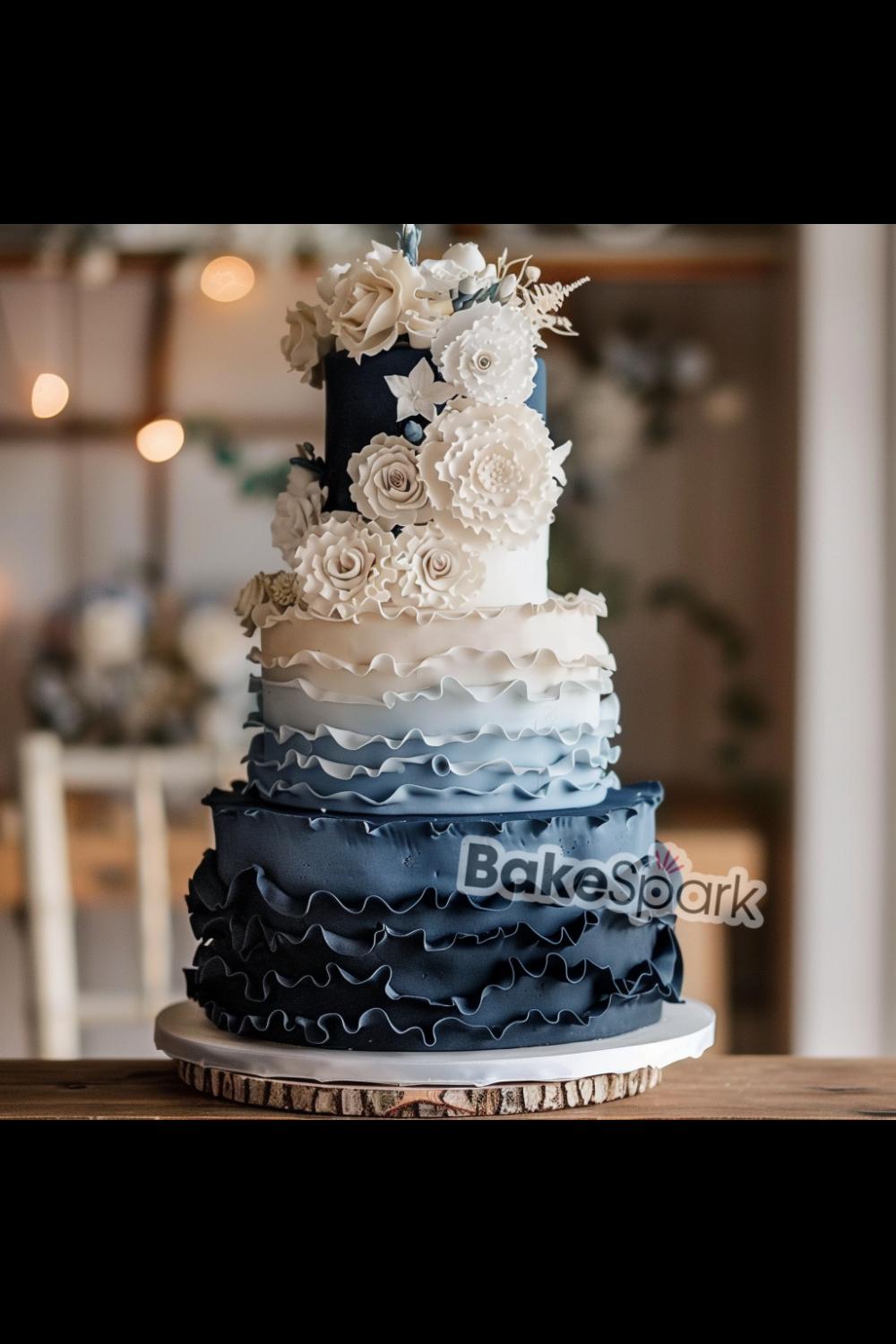 blue cake idea