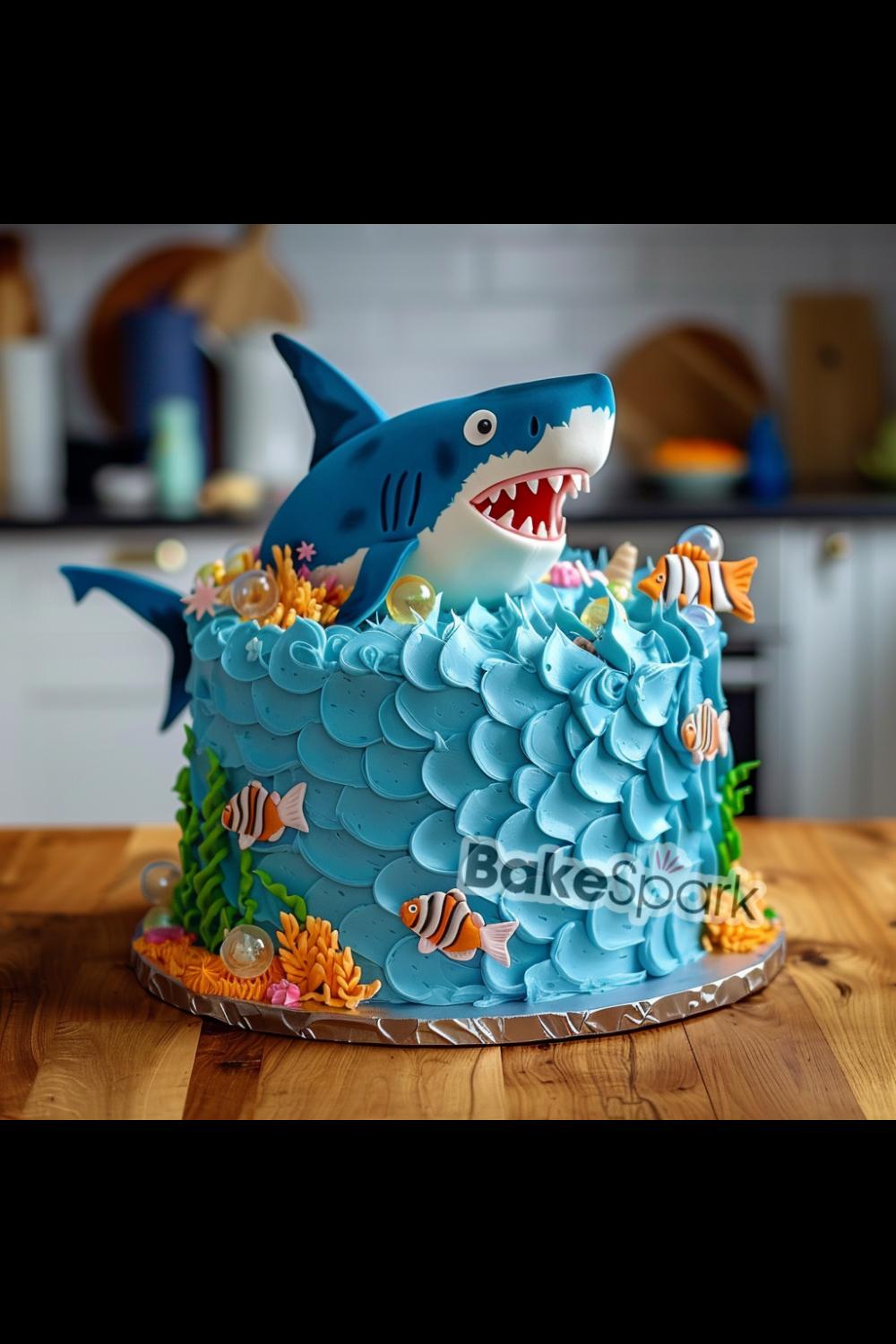 blue cake idea