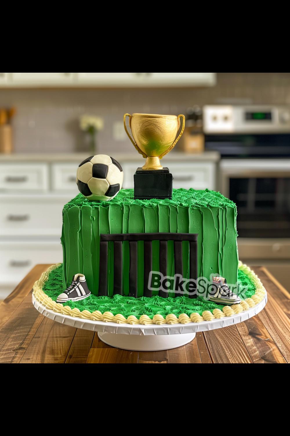 green cake idea