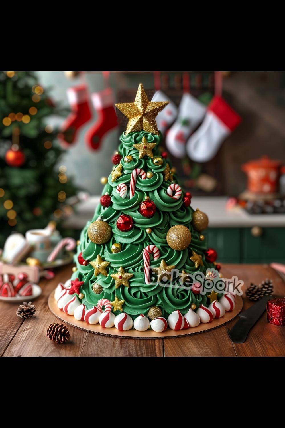 green cake idea