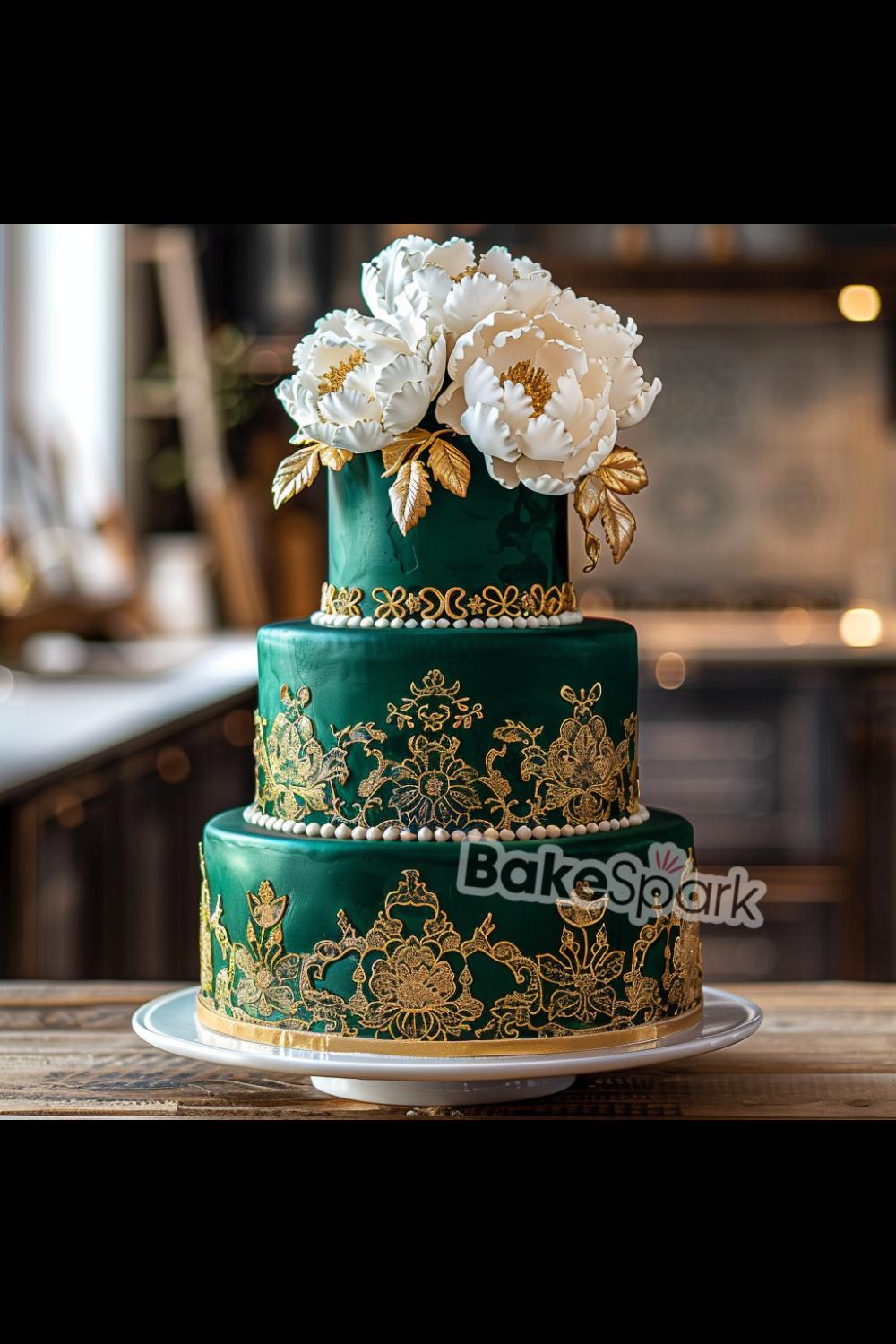 green cake idea