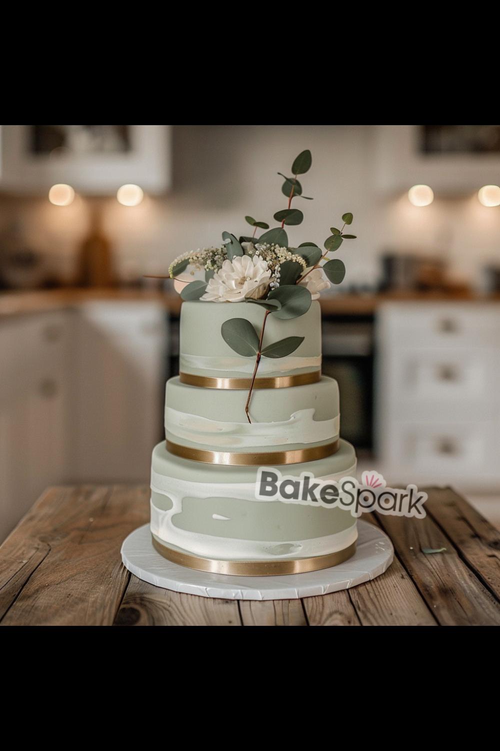 green cake idea