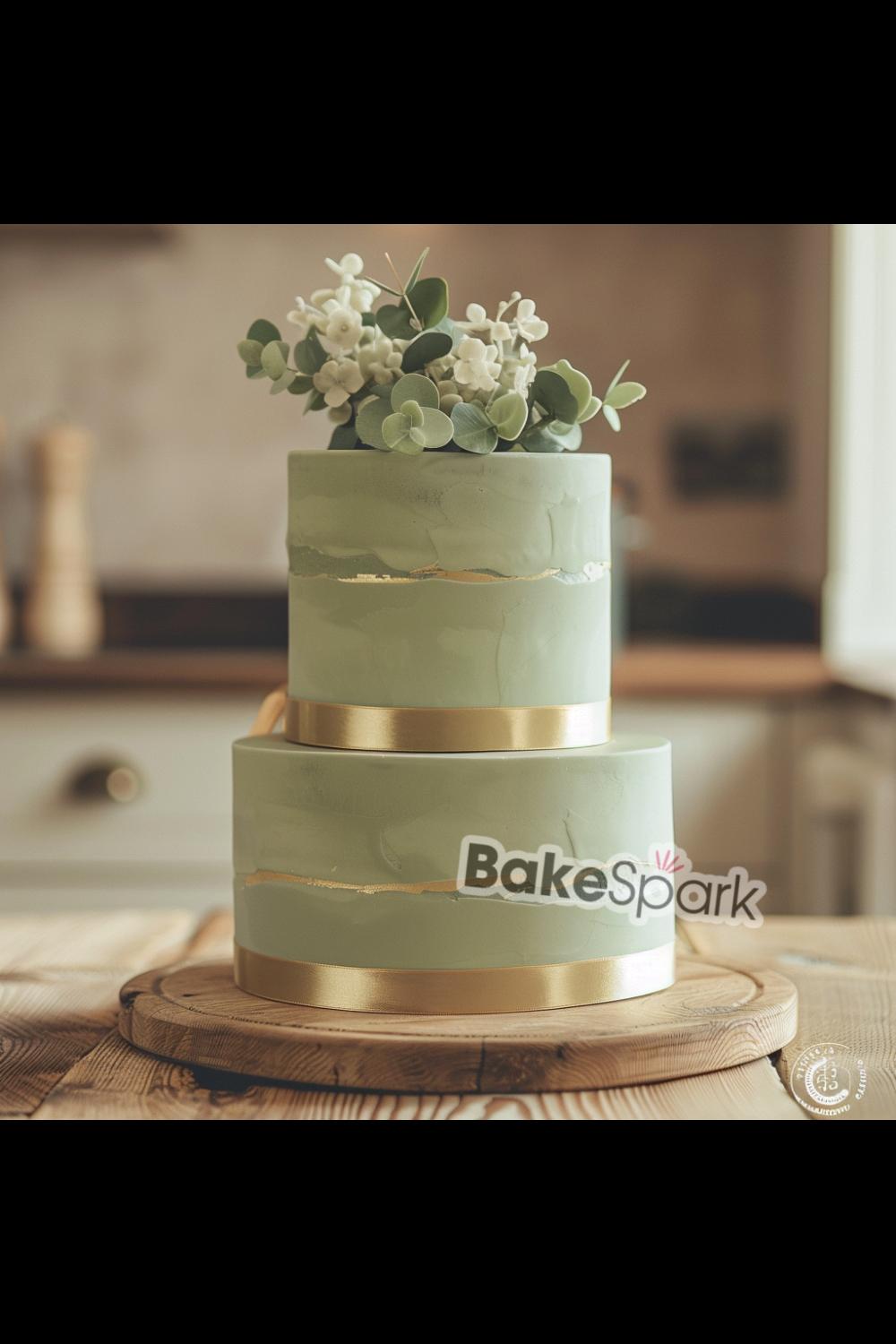 green cake idea