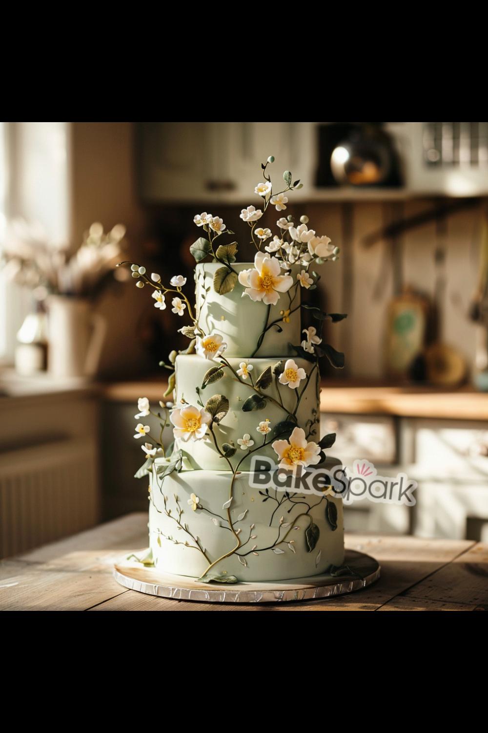 green cake idea