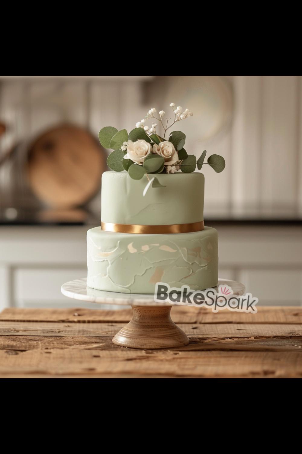 green cake idea