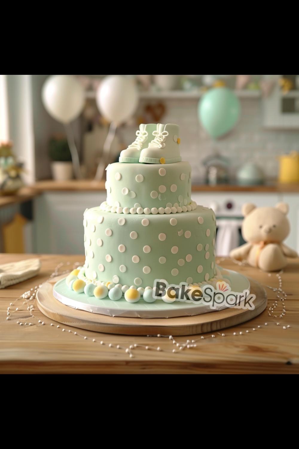 green cake idea