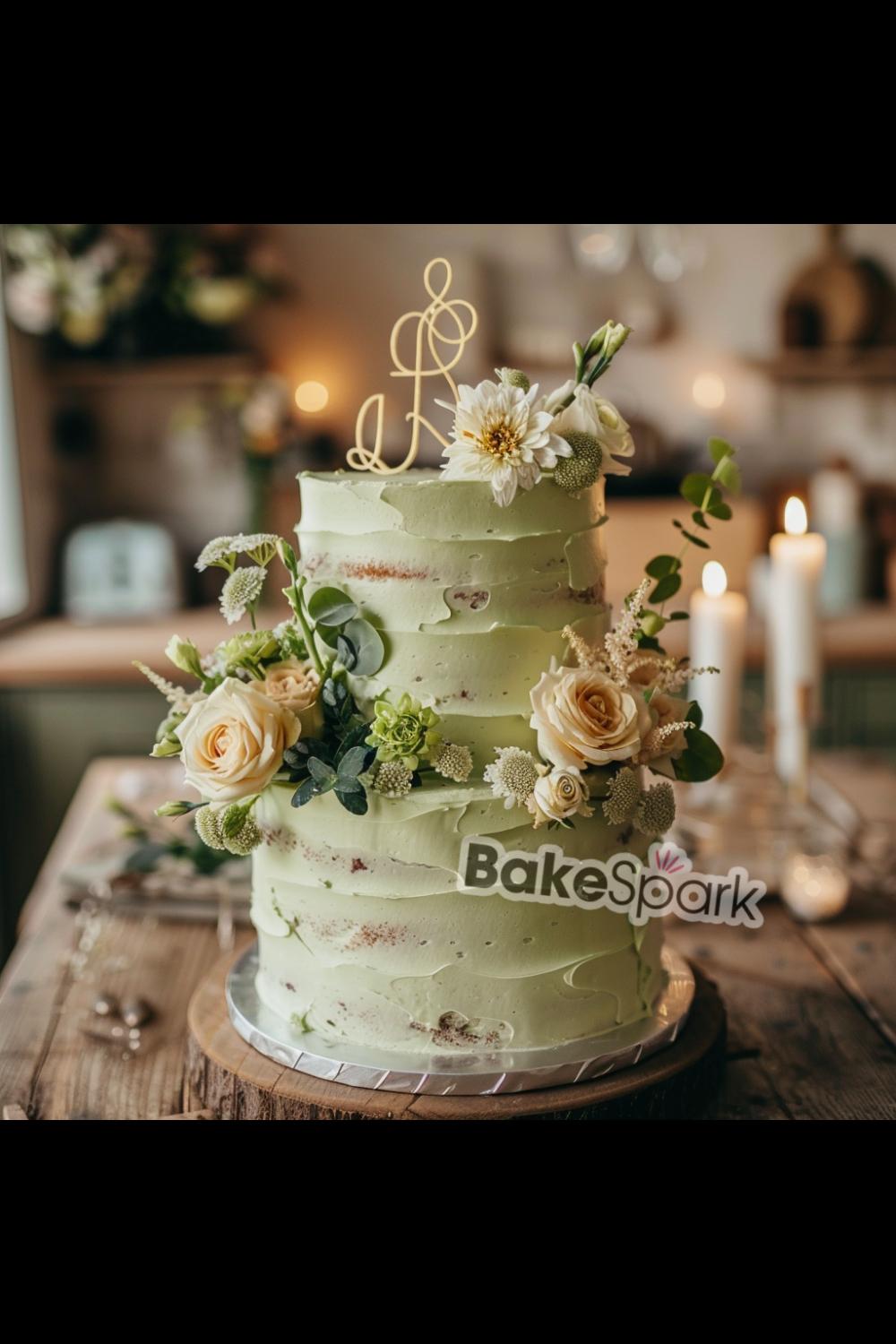 green cake idea