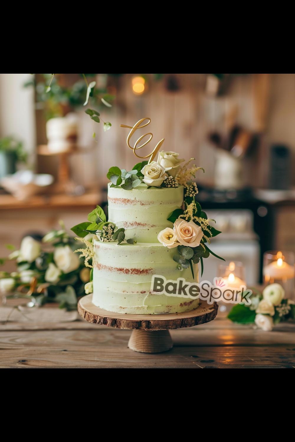 green cake idea