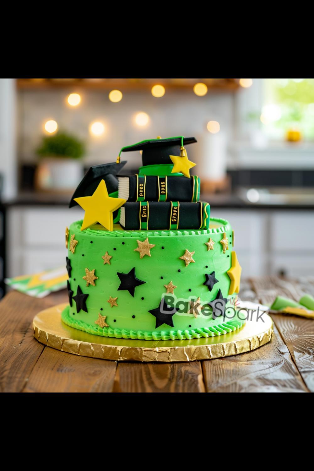green cake idea