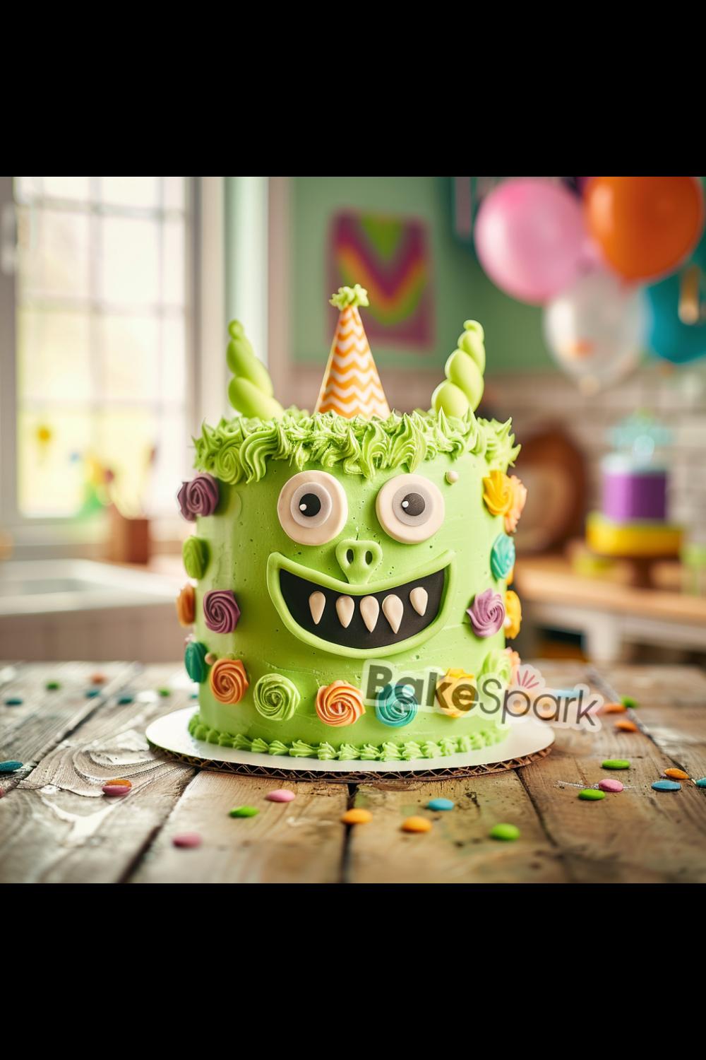 green cake idea