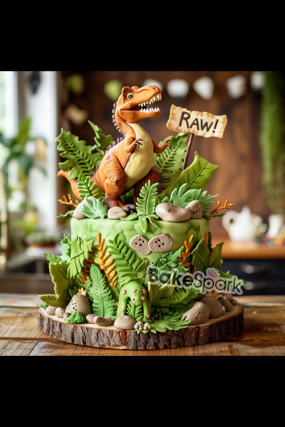 green cake idea