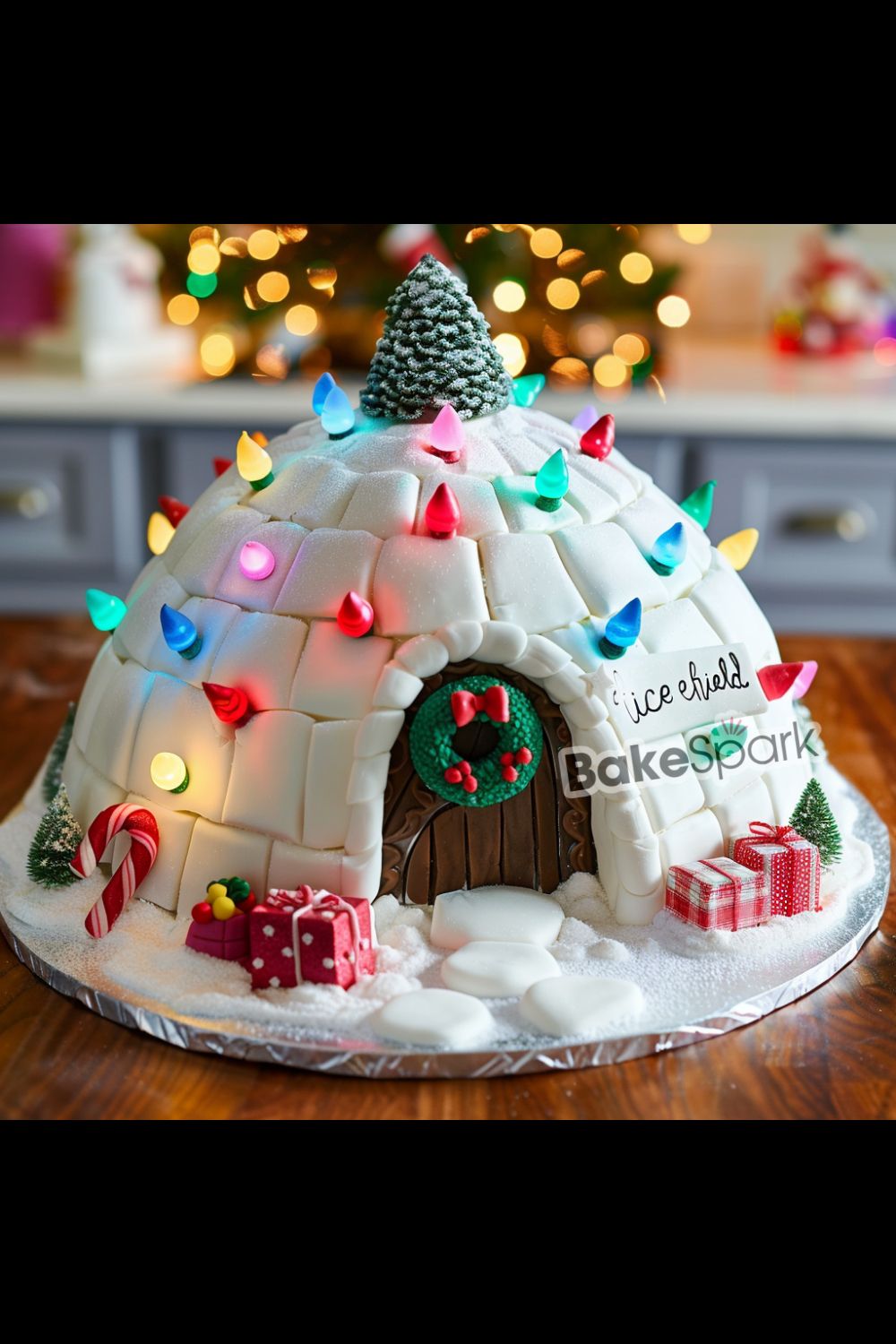 igloo cake idea