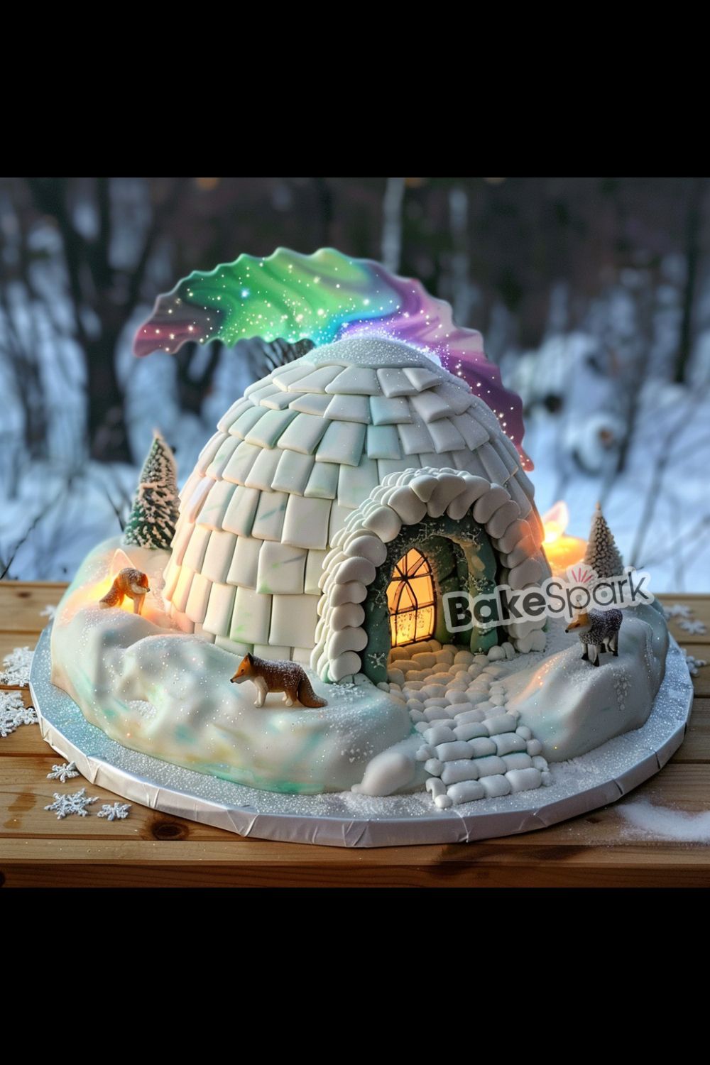 igloo cake idea