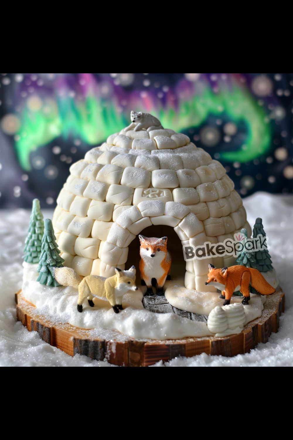 igloo cake idea