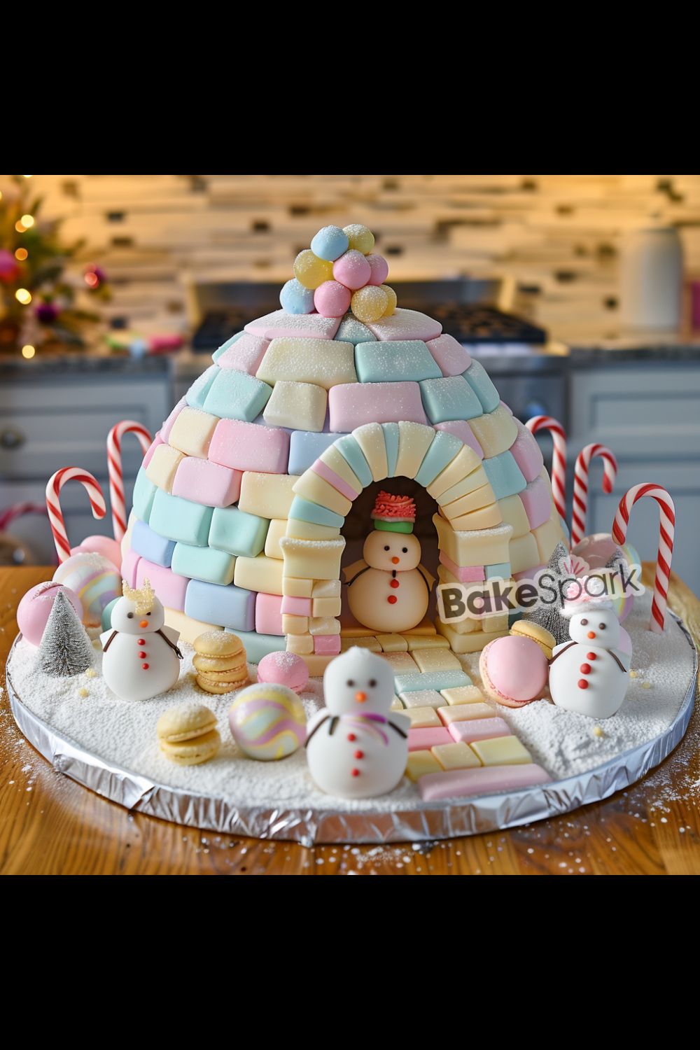 igloo cake idea