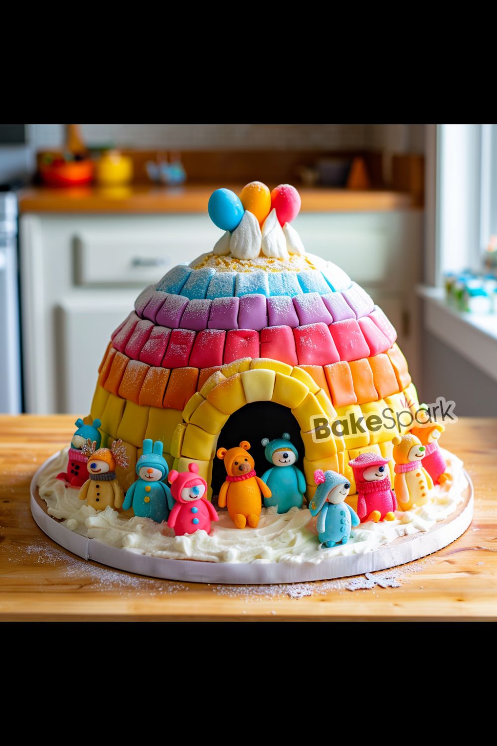 igloo cake idea