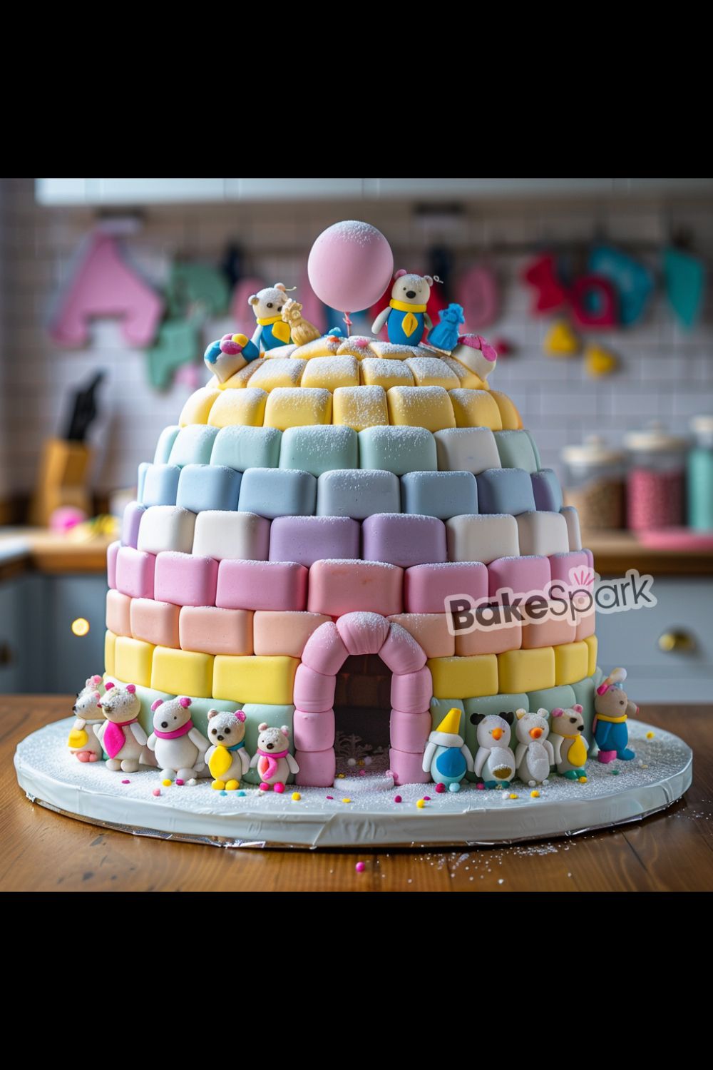 igloo cake idea