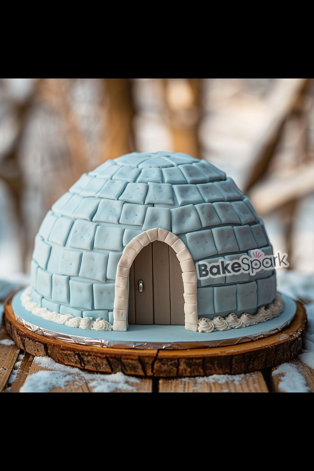 igloo cake idea