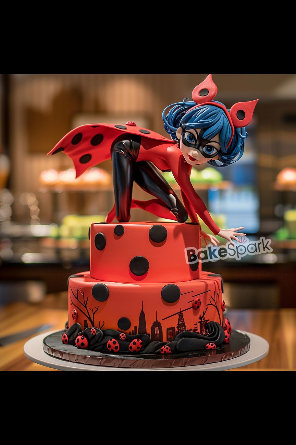 miraculous ladybug cake idea