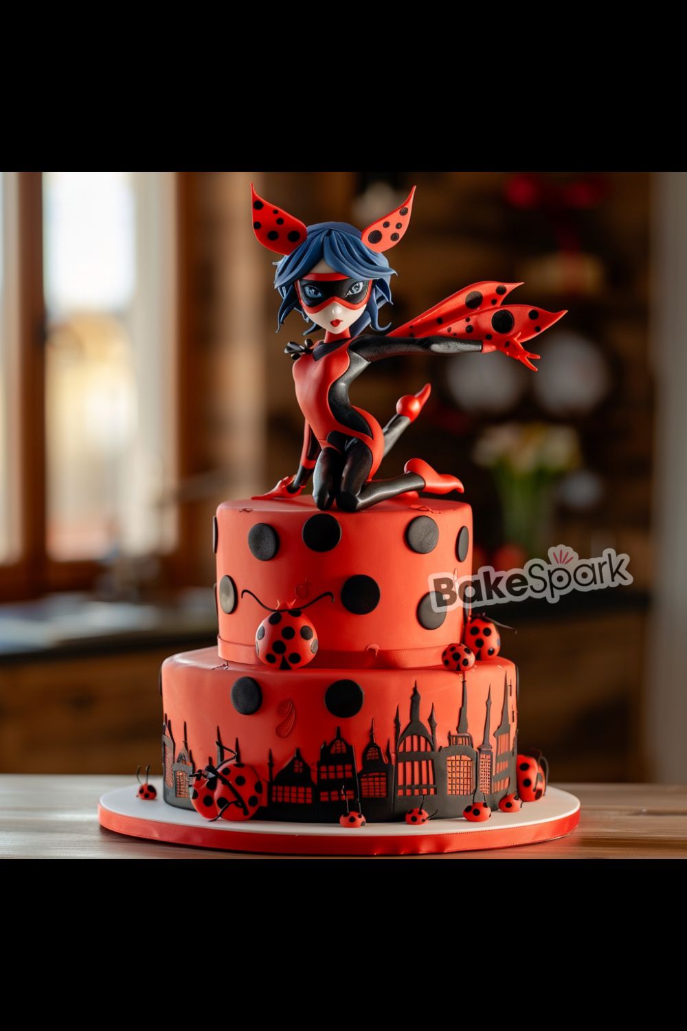 miraculous ladybug cake idea