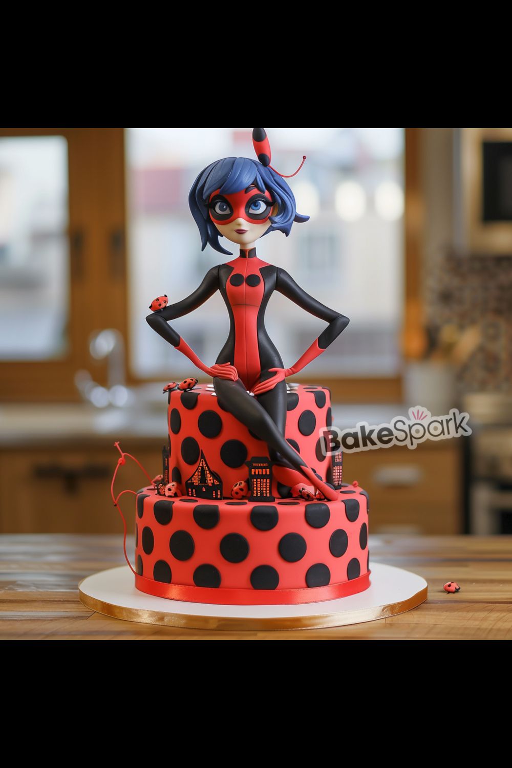 miraculous ladybug cake idea