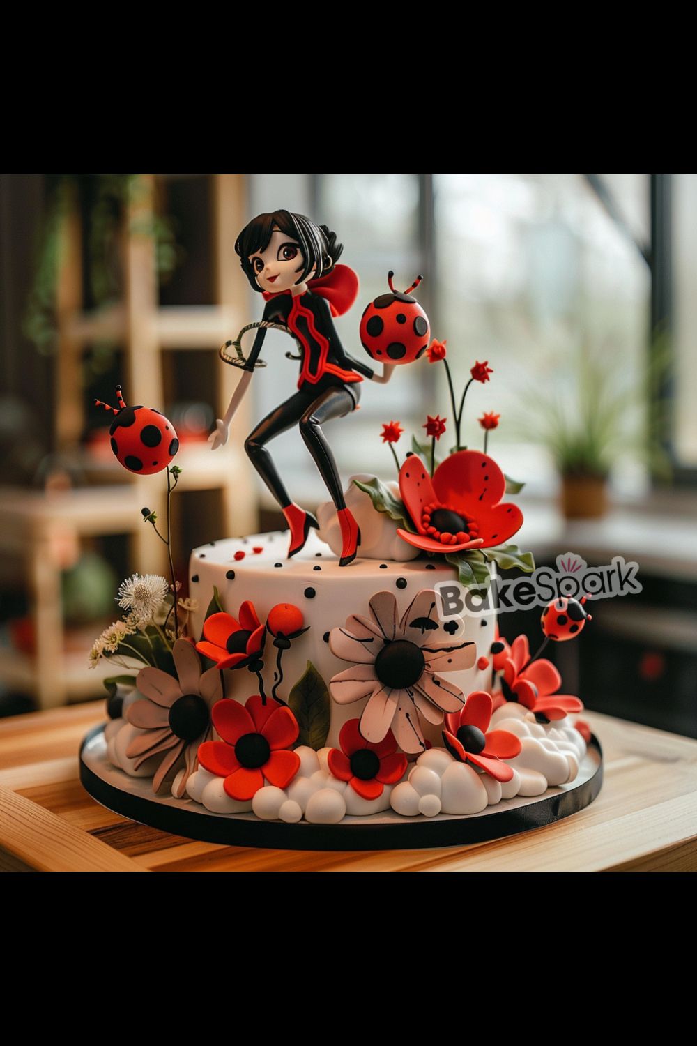 miraculous ladybug cake idea