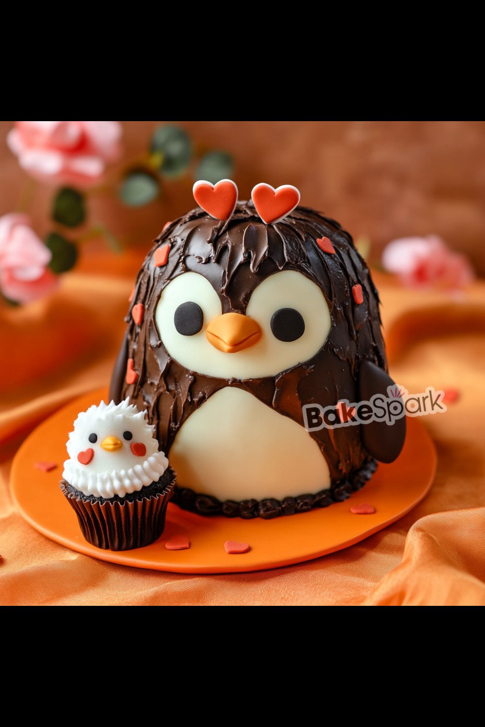 penguin cake idea
