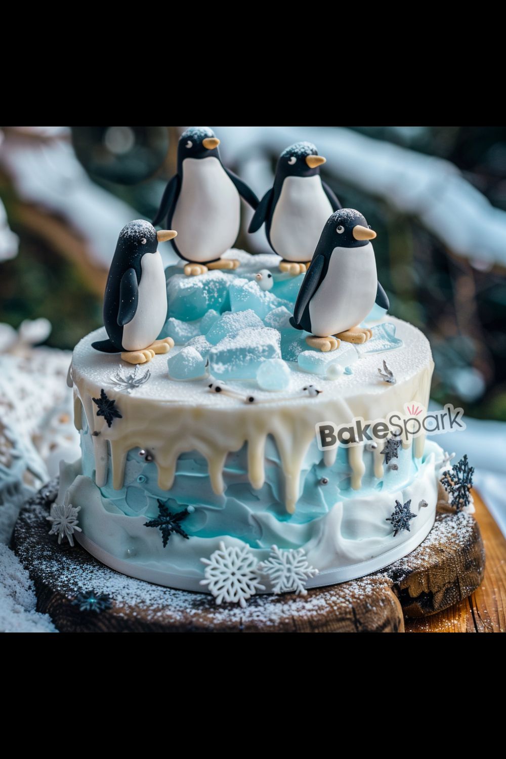 penguin cake idea