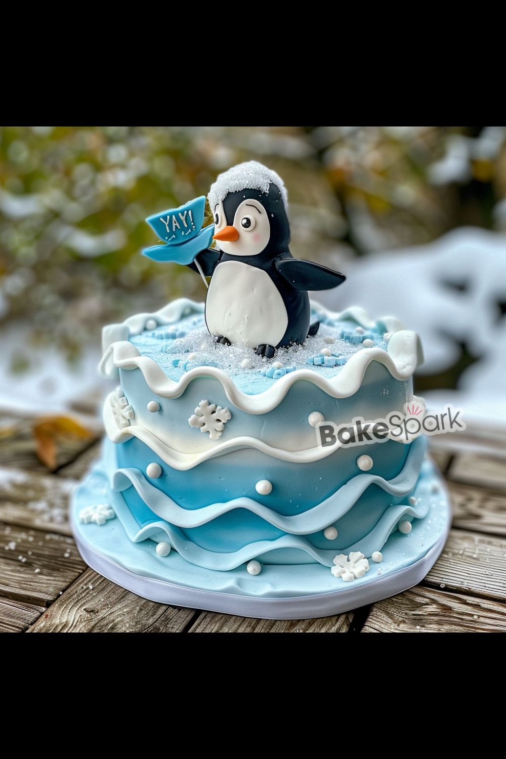penguin cake idea