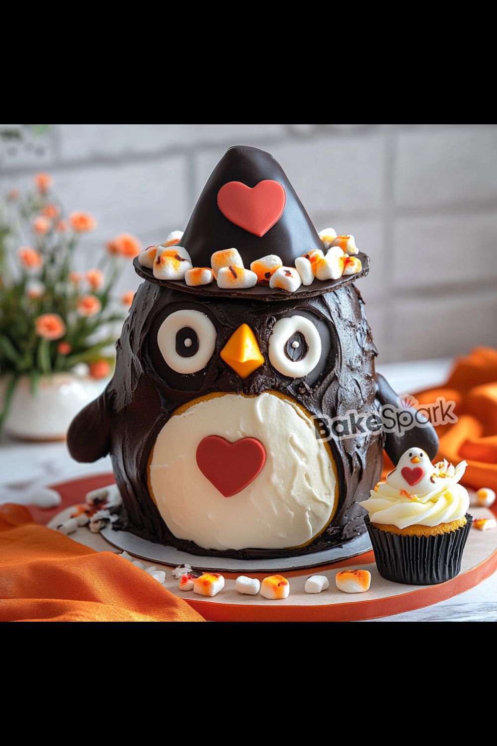penguin cake idea