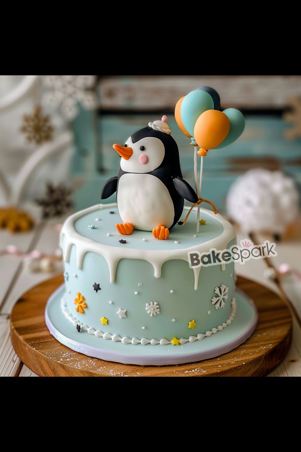 penguin cake idea