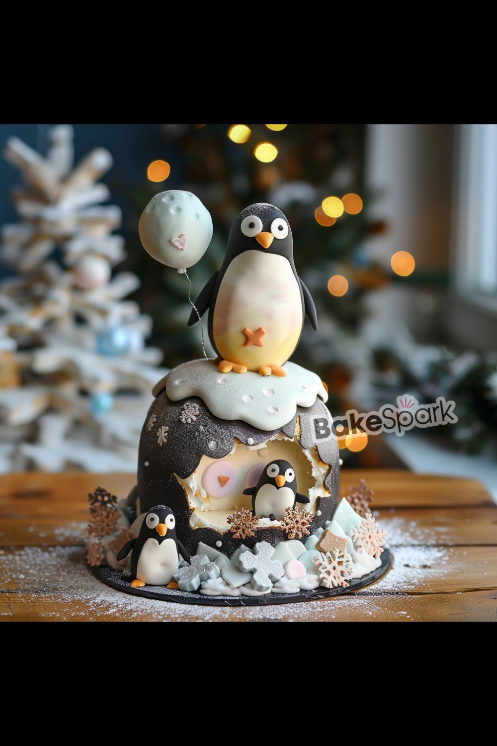 penguin cake idea