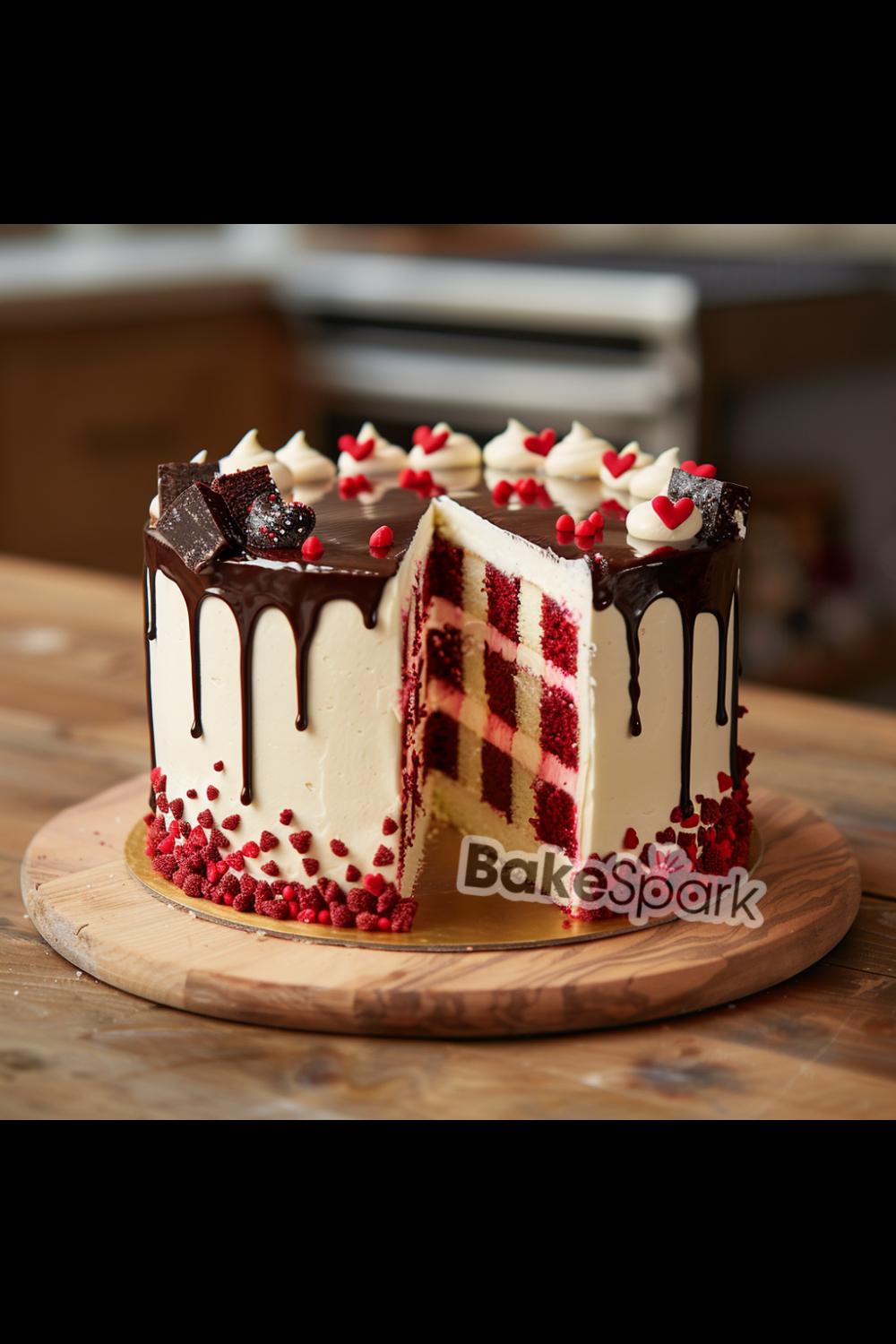 red cake idea