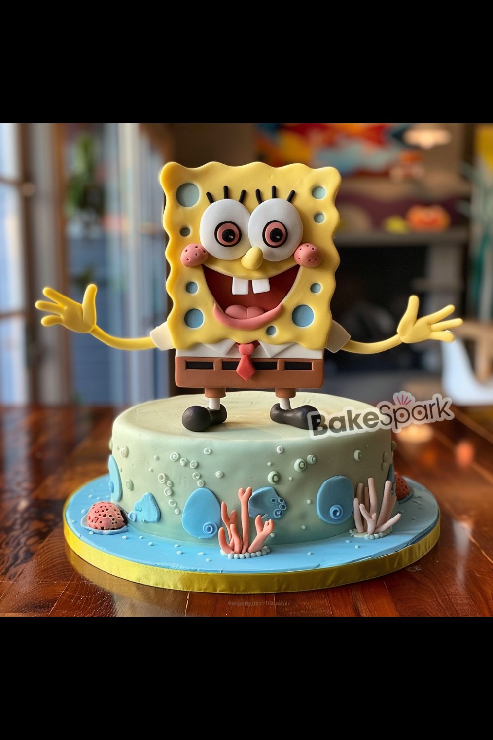 spongebob cake idea
