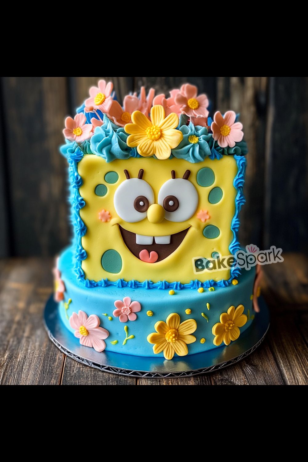 spongebob cake idea