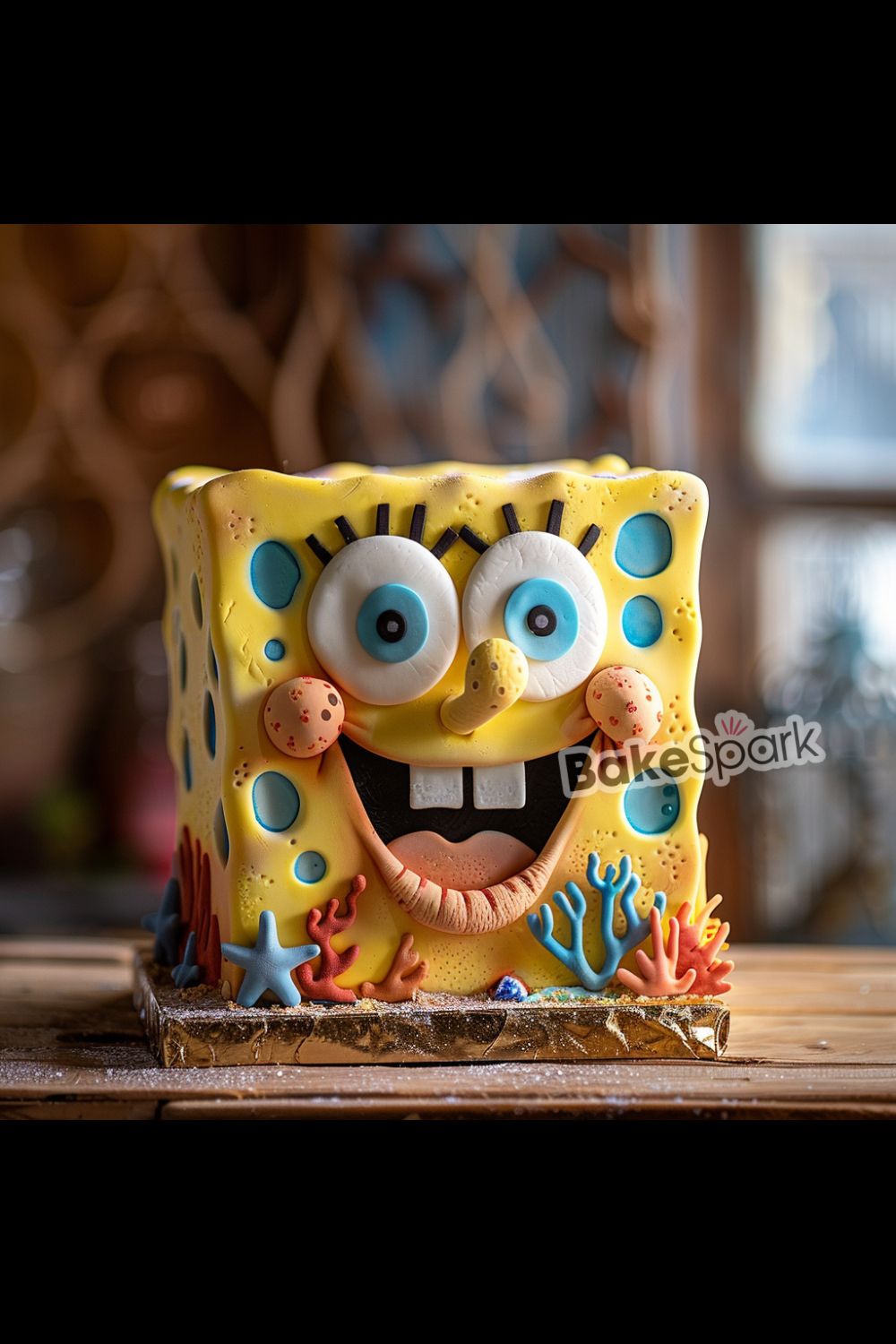 spongebob cake idea