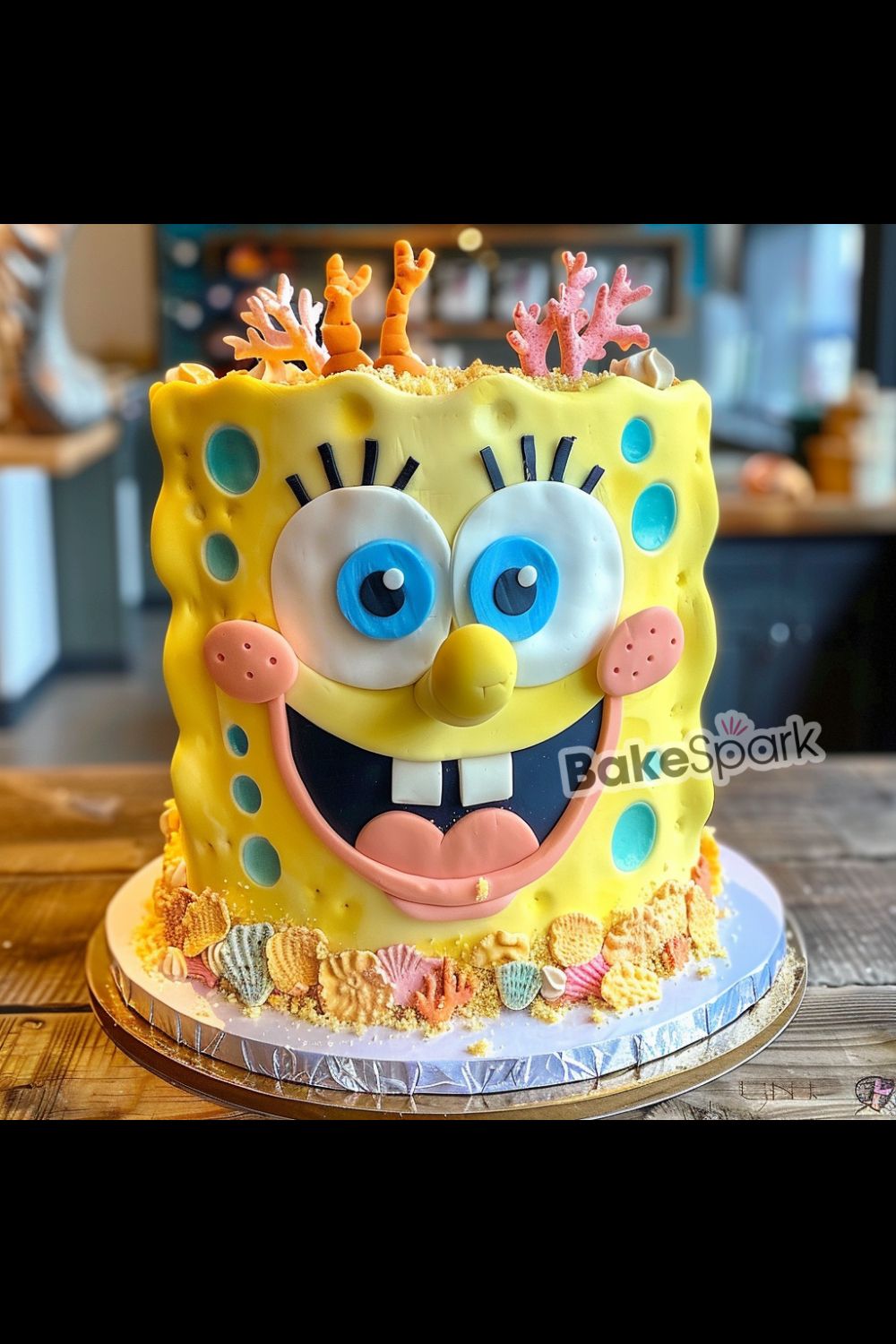 spongebob cake idea