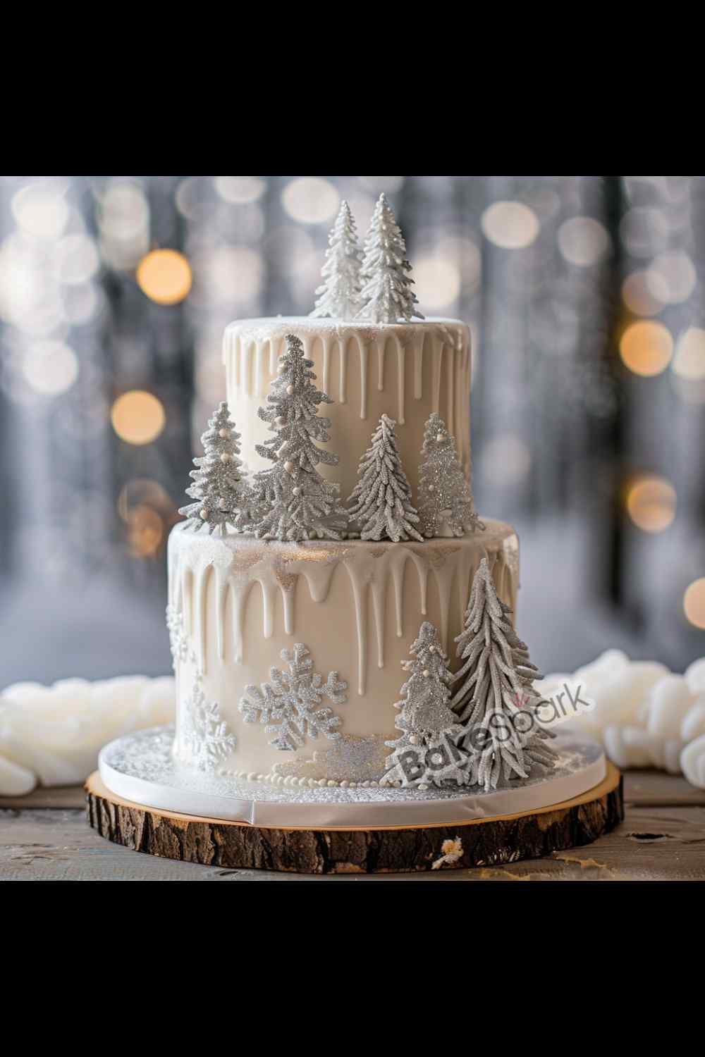 winter wonderland cake idea