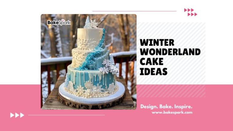winter wonderland cake ideas
